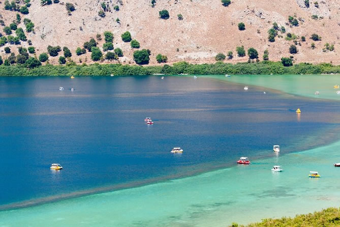 Dagtrip naar Chania Rethymnon en het Kournas meer per bus op Kreta